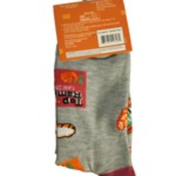 Nissin Top Ramen Print Novelty Crew Socks Men 8-12/ Women 9-14 , Unisex - Picture 2 of 2